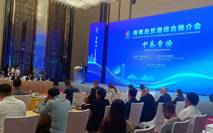 海南省商務(wù)廳海南自貿(mào)港綜合推介會(huì)（中東專(zhuān)場(chǎng)）
